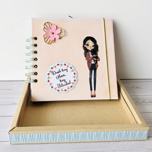 Cuaderno alegría personalizado